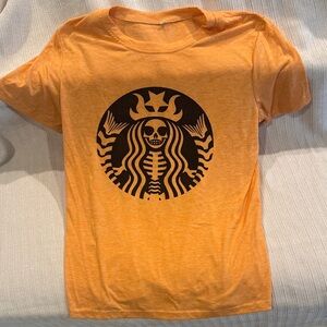 Orange Graphic Kids T-Shirt